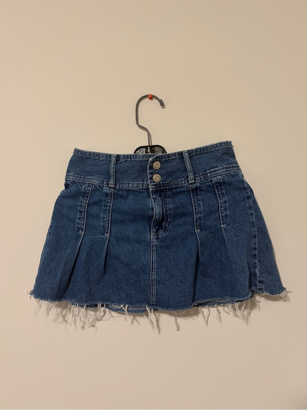 Cute Denim Bershka Mini Skirt, Dark Blue